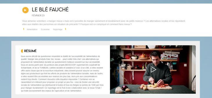 Le blé fauché