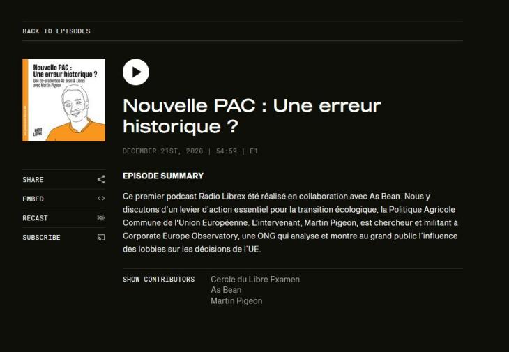 Nouvelle PAC une erreur historique