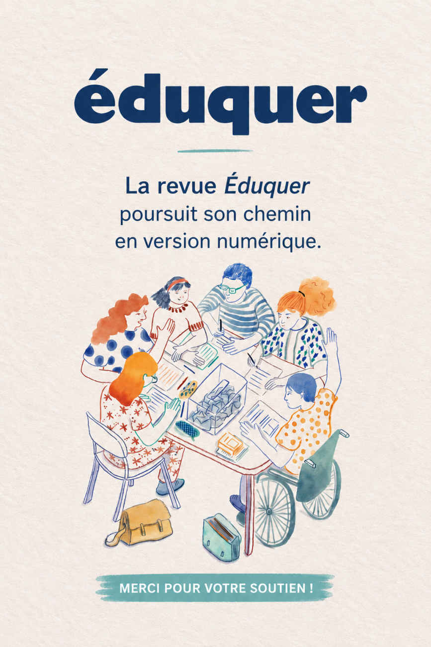Annonce de la version numérique de la revue Eduquer