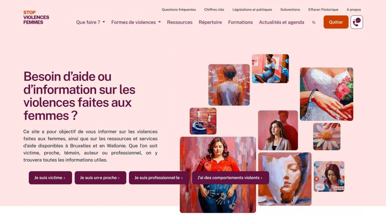 Site Stop violences femmes